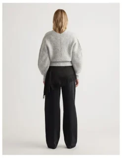 DECJUBA Harper Crossover Jumper in Grey