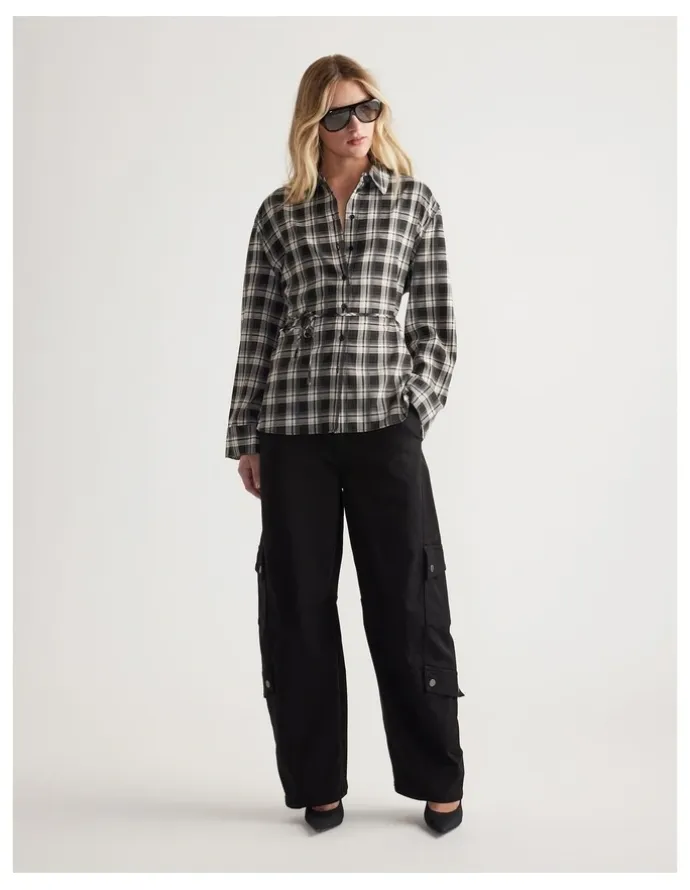 Decjuba Krystal Tie Check Shirt