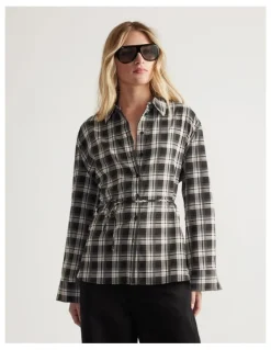 Decjuba Krystal Tie Check Shirt