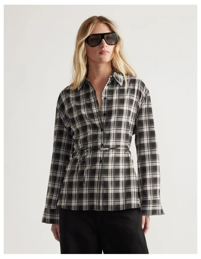Decjuba Krystal Tie Check Shirt