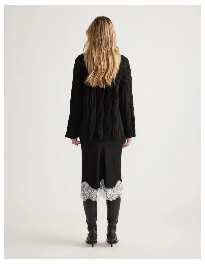 Decjuba Miranda Cable Knit Jumper