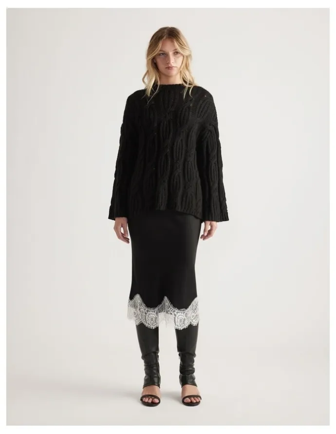 Decjuba Miranda Cable Knit Jumper