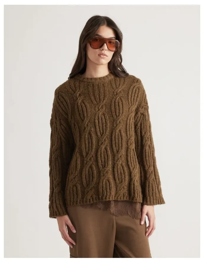 Decjuba Miranda Cable Knit Jumper