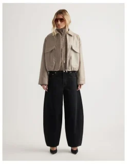 Decjuba Reece Faux Leather Jacket