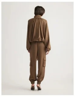 Decjuba Stella Satin Bubble Jacket