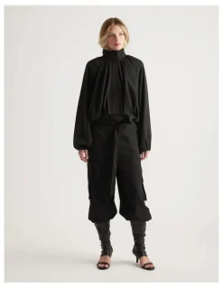 Decjuba Stella Satin Bubble Jacket