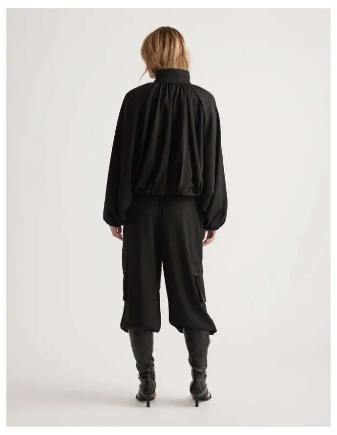 Decjuba Stella Satin Bubble Jacket
