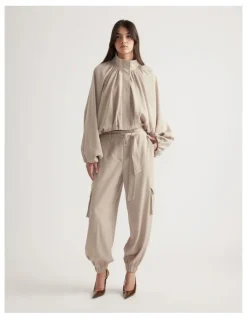Decjuba Stella Satin Bubble Jacket