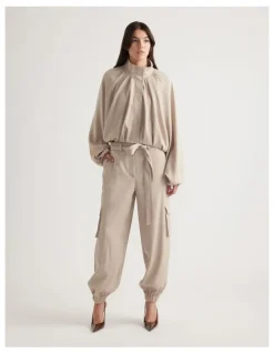 Decjuba Stella Satin Cargo Pant
