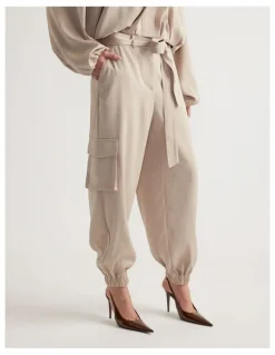 Decjuba Stella Satin Cargo Pant