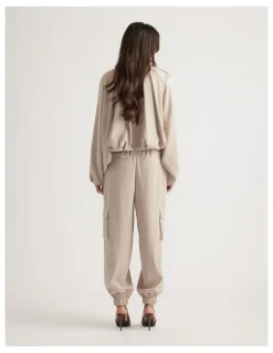 Decjuba Stella Satin Cargo Pant