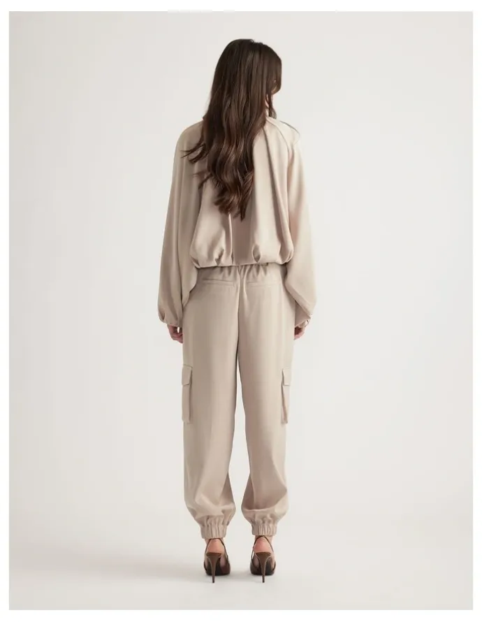 Decjuba Stella Satin Cargo Pant