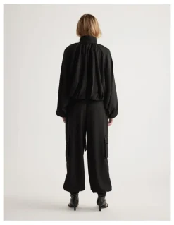 Decjuba Stella Satin Cargo Pant