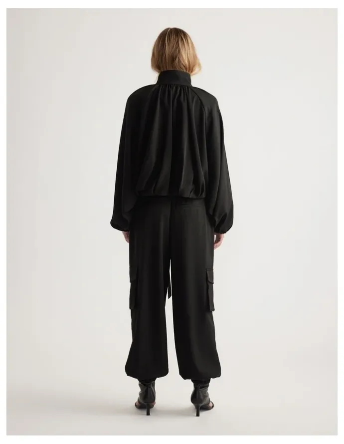 Decjuba Stella Satin Cargo Pant