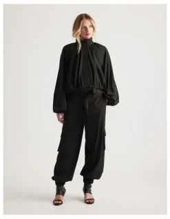 Decjuba Stella Satin Cargo Pant