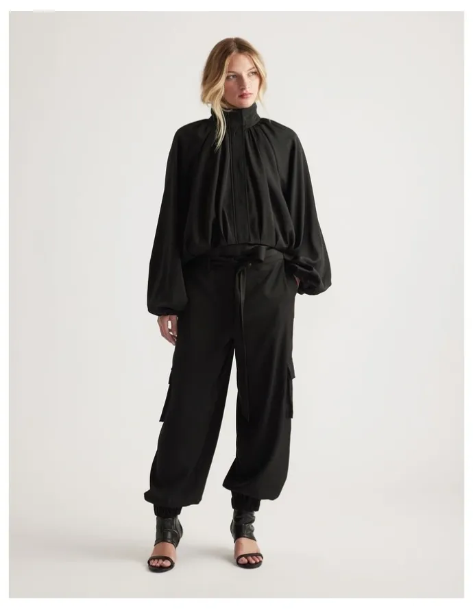 Decjuba Stella Satin Cargo Pant