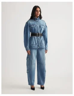 Decjuba Alexa Cargo Barrel Jean