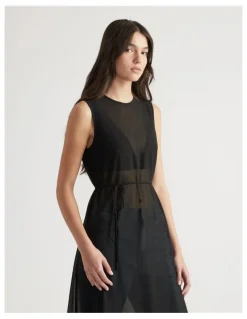 Decjuba Eliza Sheer Maxi Dress