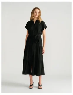 Decjuba Phoebe Midi Shirt Dress