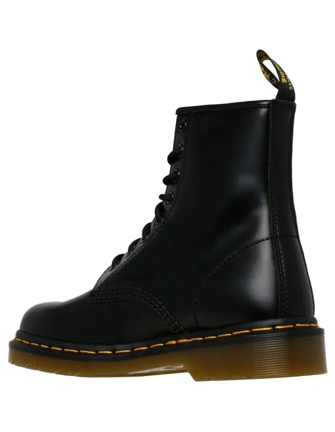 Dr Martens 1460 8 Eye Smooth Boots in Black