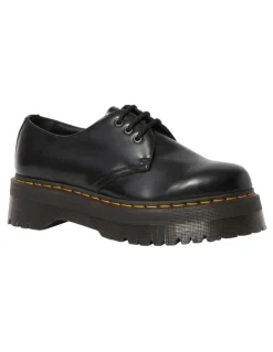 Dr Martens 1461 Quad 3 Eye Lace Up Shoes in Black