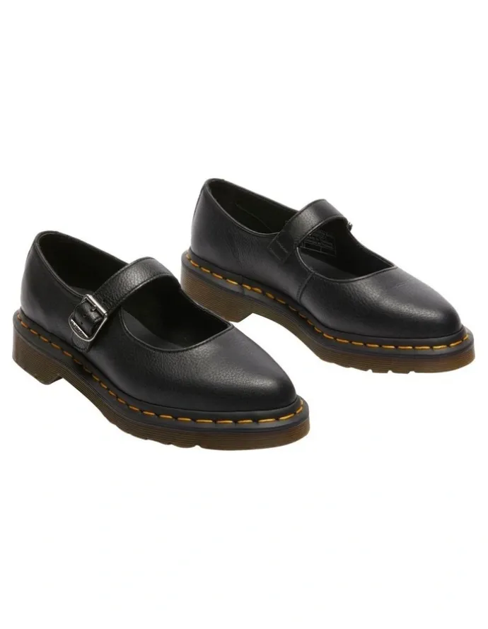 Dr Martens Elphie Mary Jane Shoes in Black