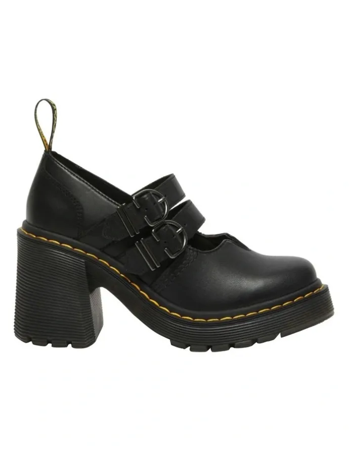Dr Martens Eviee Heeled Shoes in Black