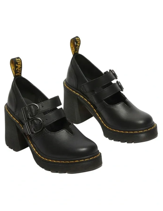 Dr Martens Eviee Heeled Shoes in Black