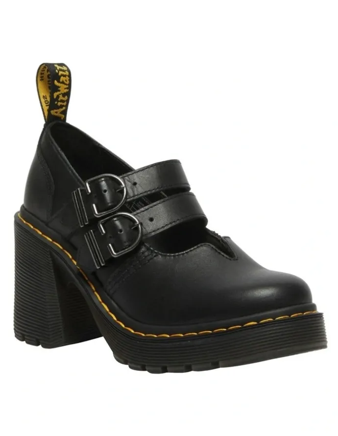 Dr Martens Eviee Heeled Shoes in Black