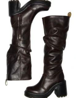 Dr Martens Kasey Kinsley Boot in Dark Brown