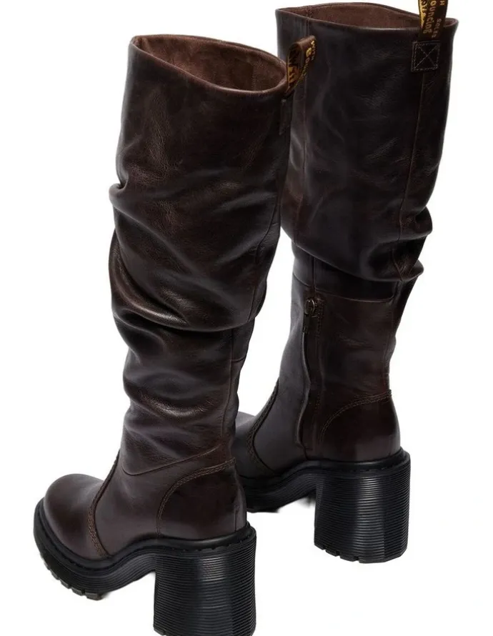 Dr Martens Kasey Kinsley Boot in Dark Brown
