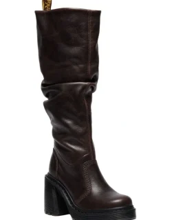 Dr Martens Kasey Kinsley Boot in Dark Brown