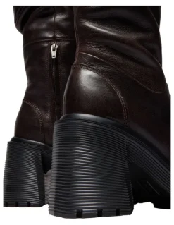 Dr Martens Kasey Kinsley Boot in Dark Brown