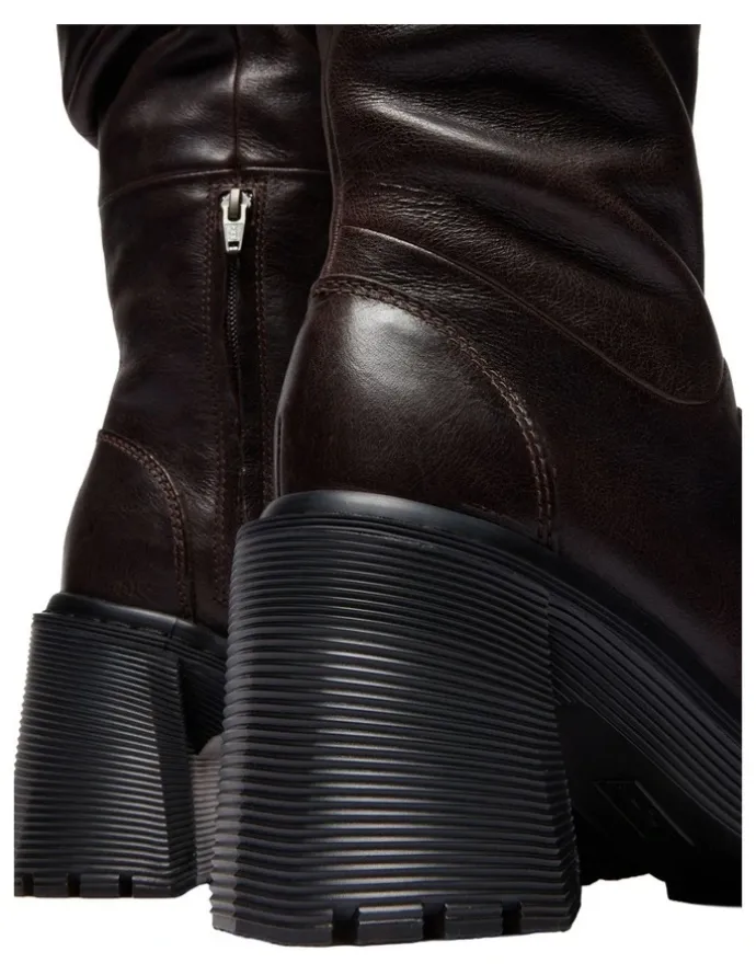 Dr Martens Kasey Kinsley Boot in Dark Brown