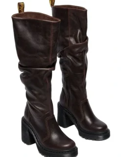 Dr Martens Kasey Kinsley Boot in Dark Brown