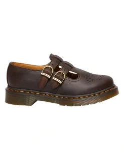Dr Martens Mary-Jane Crazy Horse (8065) Shoes in Brown
