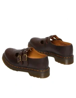 Dr Martens Mary-Jane Crazy Horse (8065) Shoes in Brown