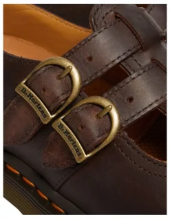 Dr Martens Mary-Jane Crazy Horse (8065) Shoes in Brown