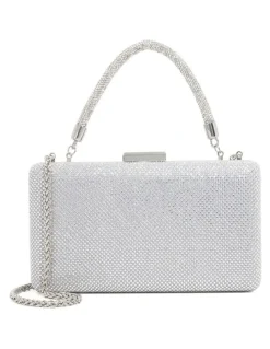 Dune London Beaut Clutch in Silver