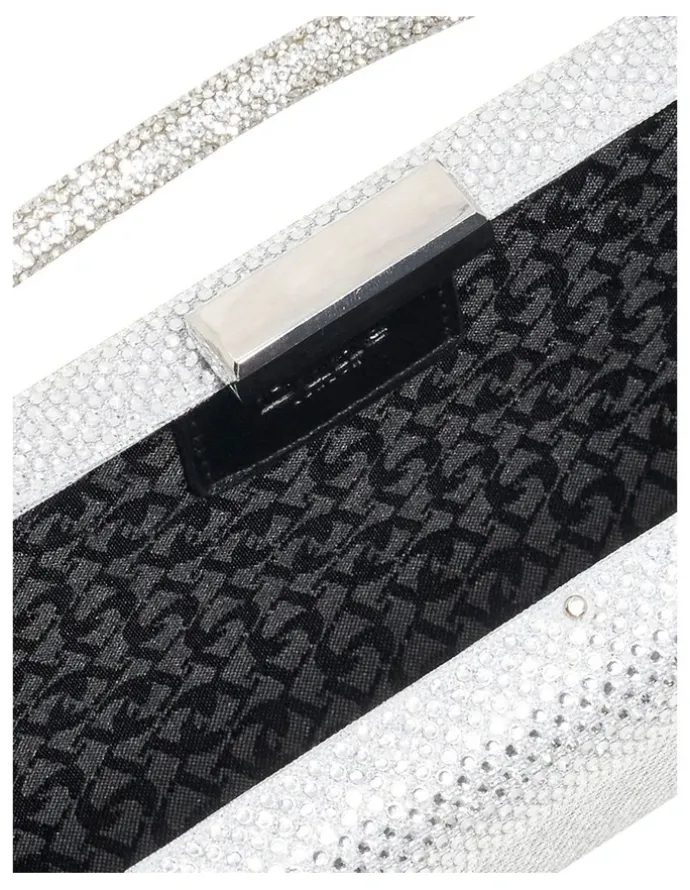 Dune London Beaut Clutch in Silver