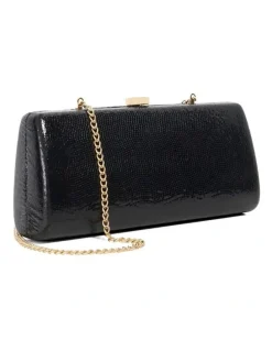 Dune London Belinda Tear Drop Clutch in Black