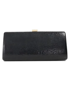 Dune London Belinda Tear Drop Clutch in Black