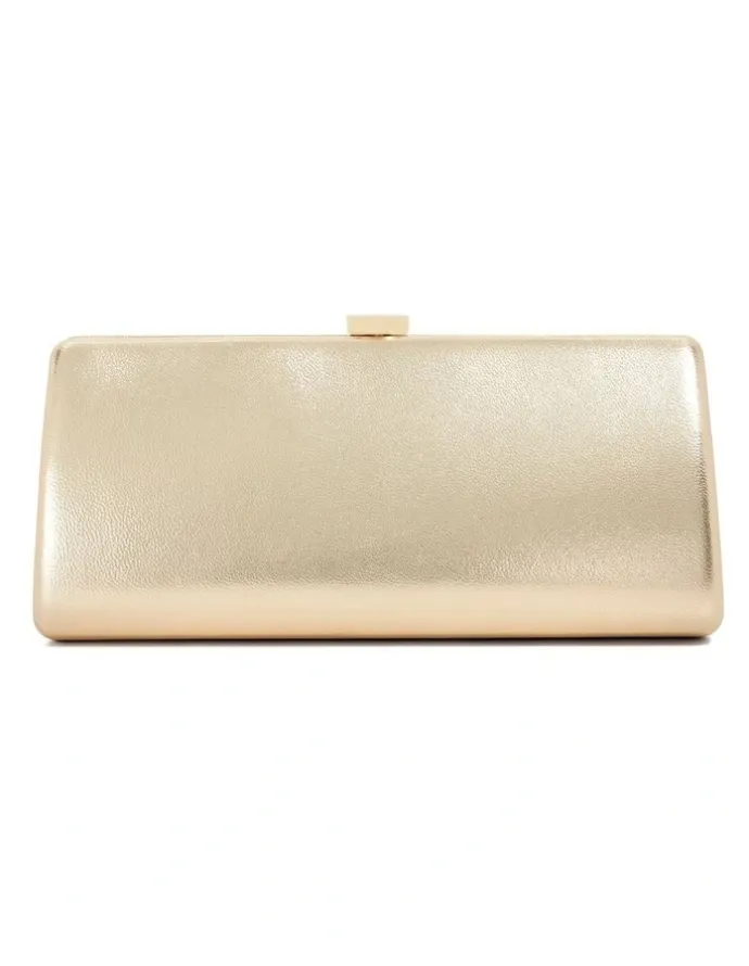 Dune London Belinda Tear Drop Clutch in Gold