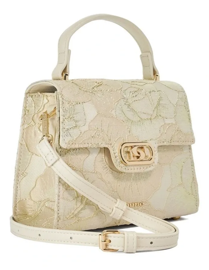 Dune London Blossomings Bag in Gold