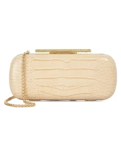 Dune London Body Clutch In Taupe