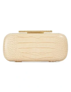 Dune London Body Clutch In Taupe