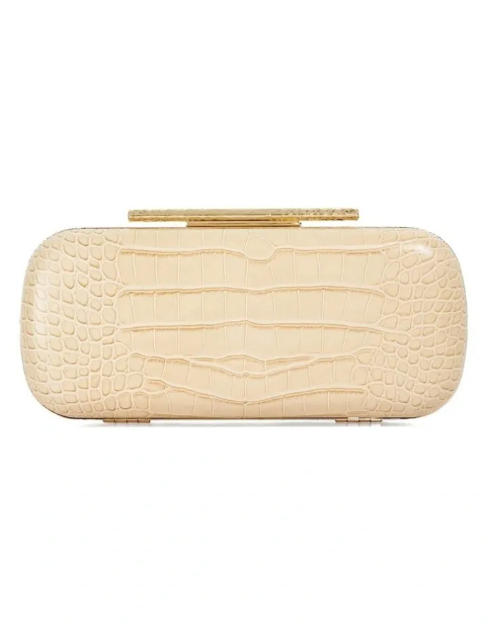 Dune London Body Clutch In Taupe