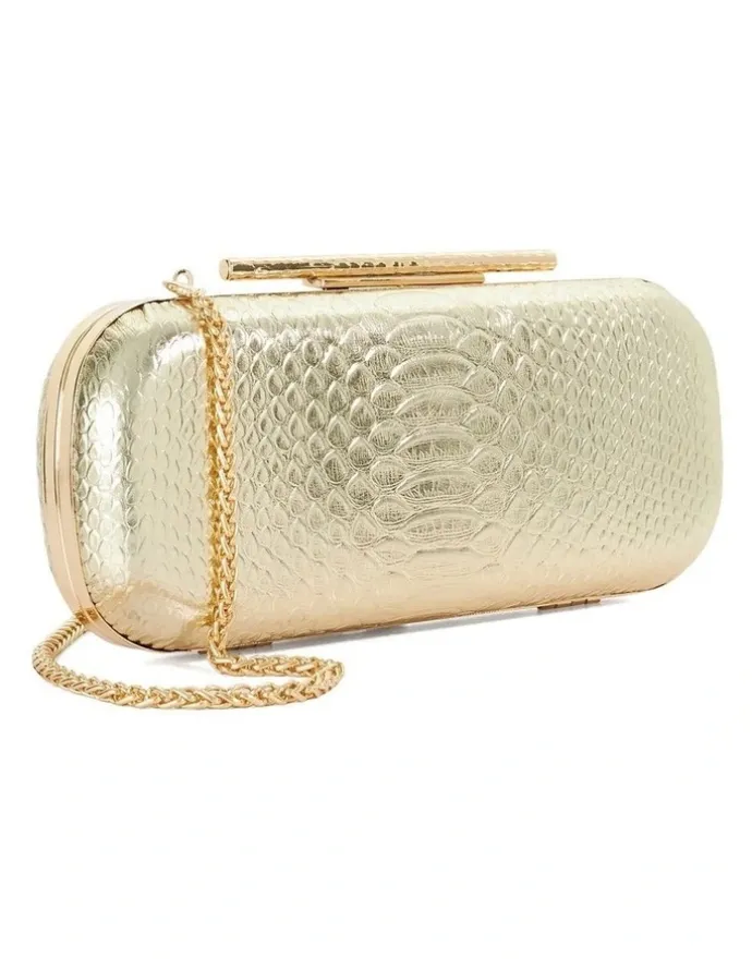Dune London Body Clutch In Gold