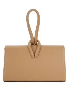 Dune London Brynie Loop Handle Clutch in Brown