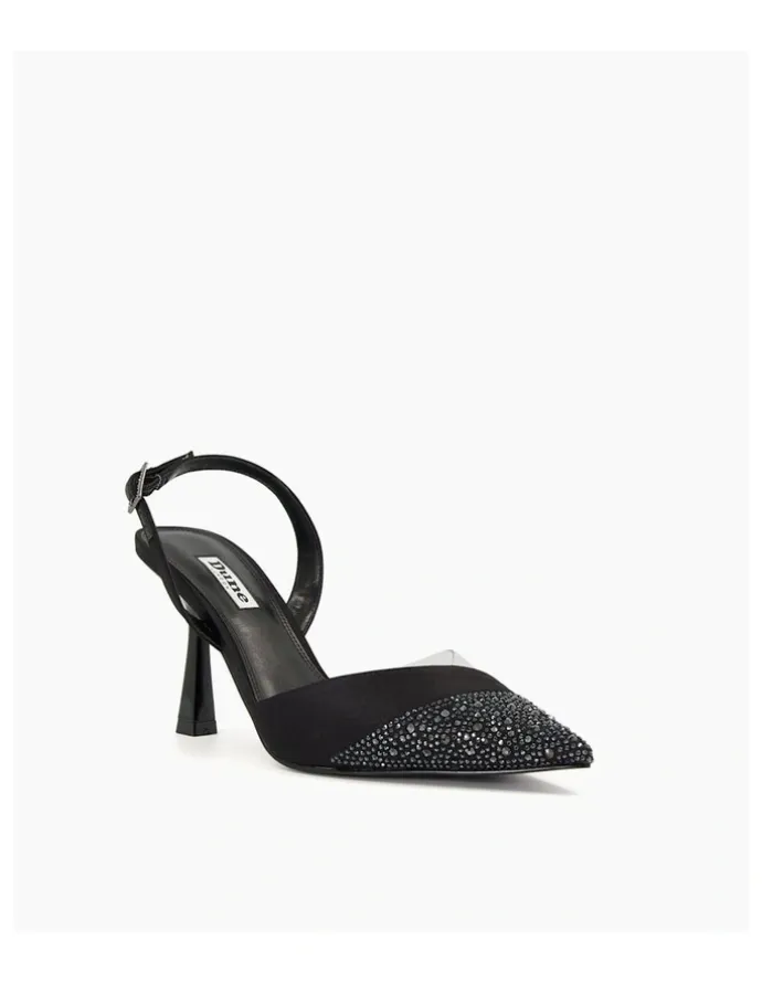 Dune London Carrie Slingback Heel in Black